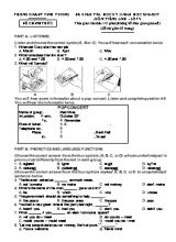 Đề kiểm tra học kỳ II môn Tiếng Anh Lớp 9 - Năm học 2016-2017 - Phòng GD & ĐT Vĩnh Tường (Có đáp án)